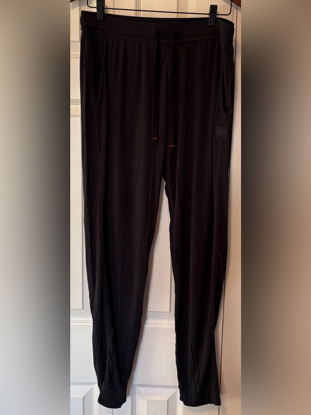 SAXX Men’s Snooze Soft Modal Lounge Jogger Pants Black Size Medium